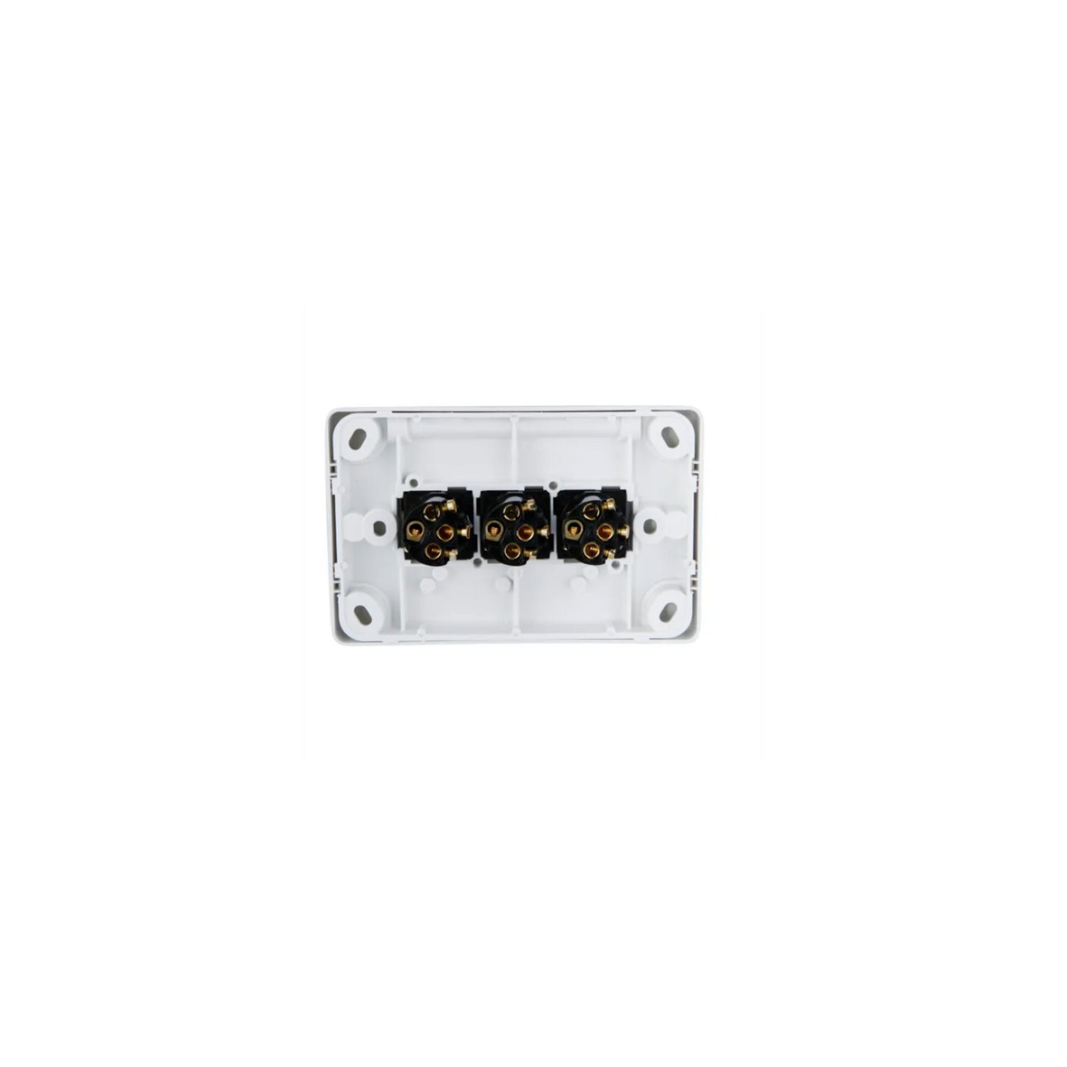 Picture of Flush Switch, Classic C2000 Series, 3 Gang, 250VAC, 10A, Standard, Horizontal