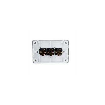 Picture of Flush Switch, Classic C2000 Series, 3 Gang, 250VAC, 10A, Standard, Horizontal