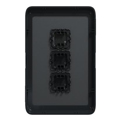 Picture of Switch Plate Skin, Clipsal Iconic, 3 Gang, Horizontal/Vertical Mount