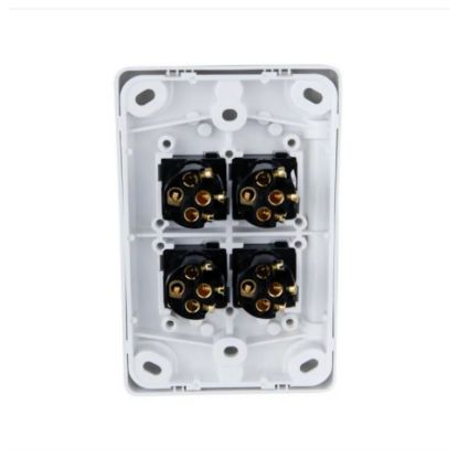 Picture of Flush Switch, Classic C2000 Series, 4 Gang, 250VAC, 10A, Standard, Vertical