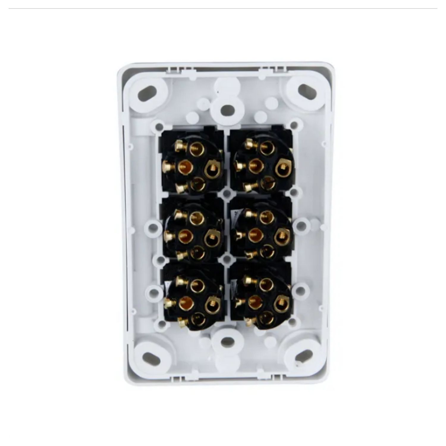 Picture of Flush Switch, Classic C2000 Series, 6 Gang, 250VAC, 10A, Standard, Vertical