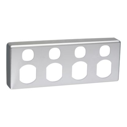 Picture of Socket Outlet Cover Plate, Classic C2000 Series, 4 Gang, 2 Pole, for Quad Switched Socket