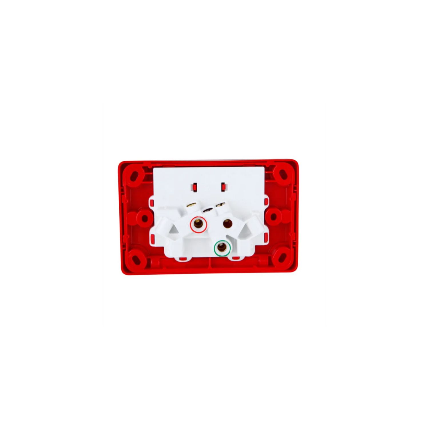 Picture of Switched Socket Outlet, Classic C2000 Series, Twin, 250V, 10A, Circuit identification