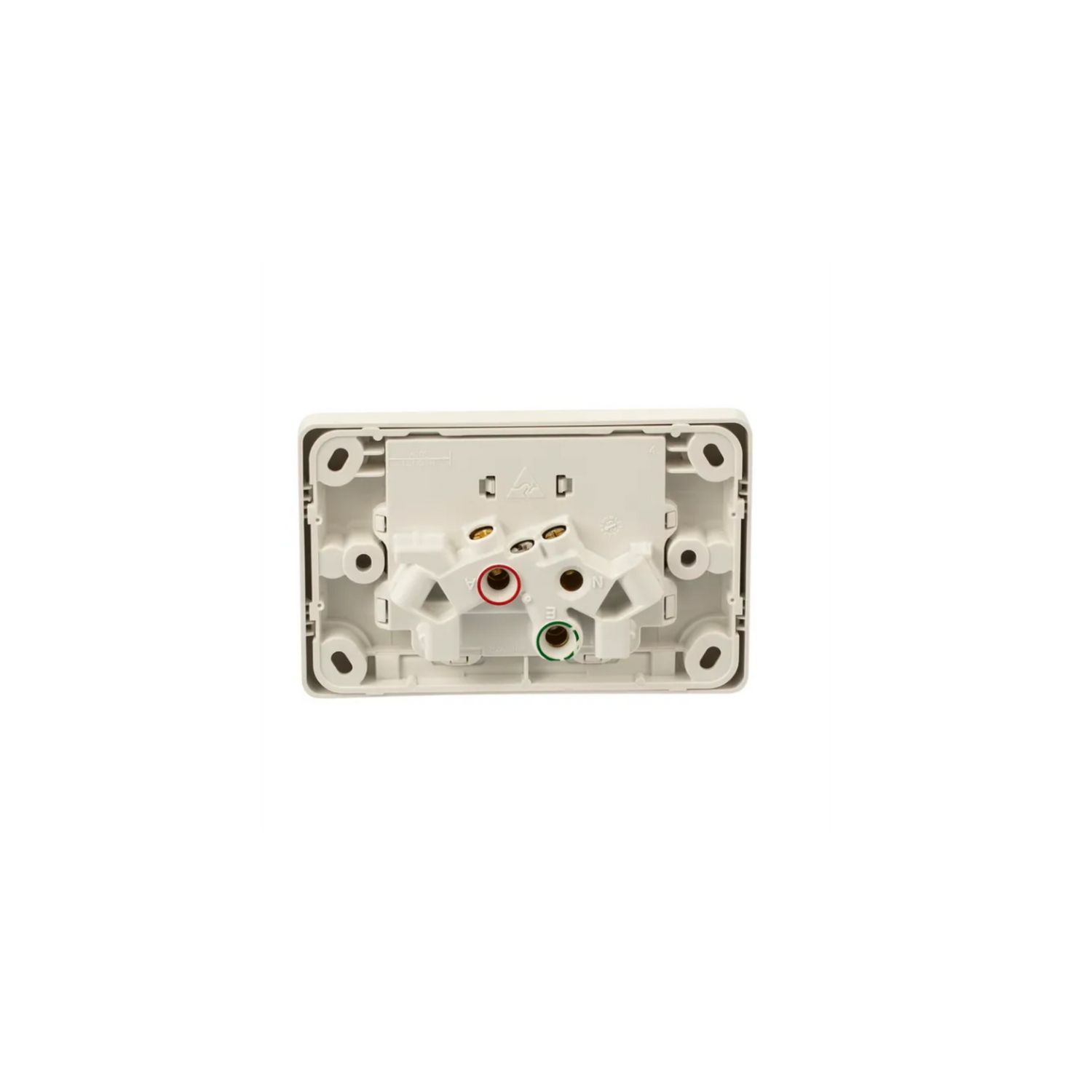 Picture of Switched Socket Outlet, Classic C2000 Series, Twin, 250V, 10A, Circuit identification
