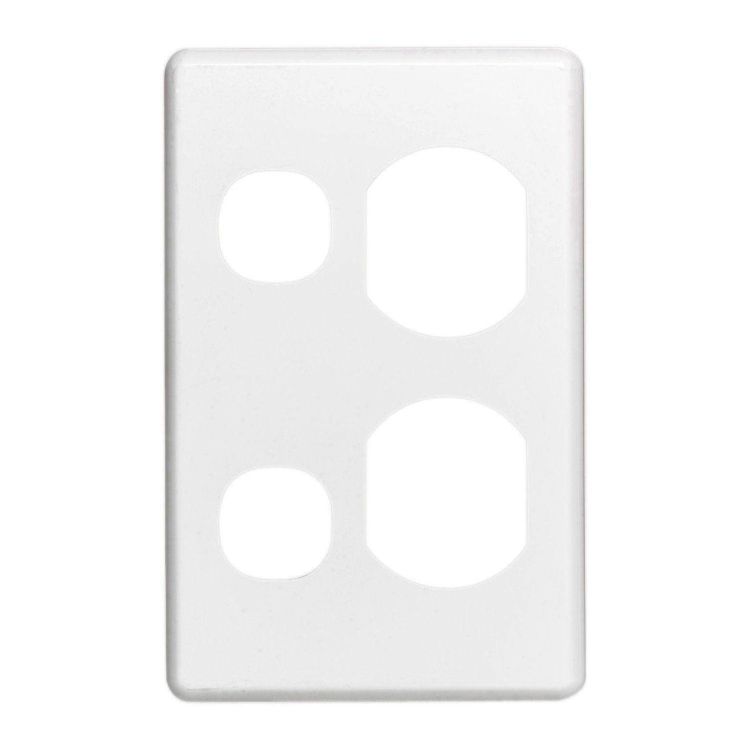 Picture of Socket Outlet Cover Plate, Classic C2000 Series, Vertical Mount for C2025V Twin Switched Socket