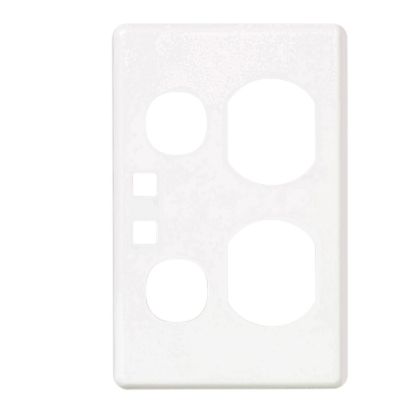 Picture of Socket Outlet Cover Plate, Classic C2000 Series, Vertical Mount, for C2025VN Twin Switched Socket