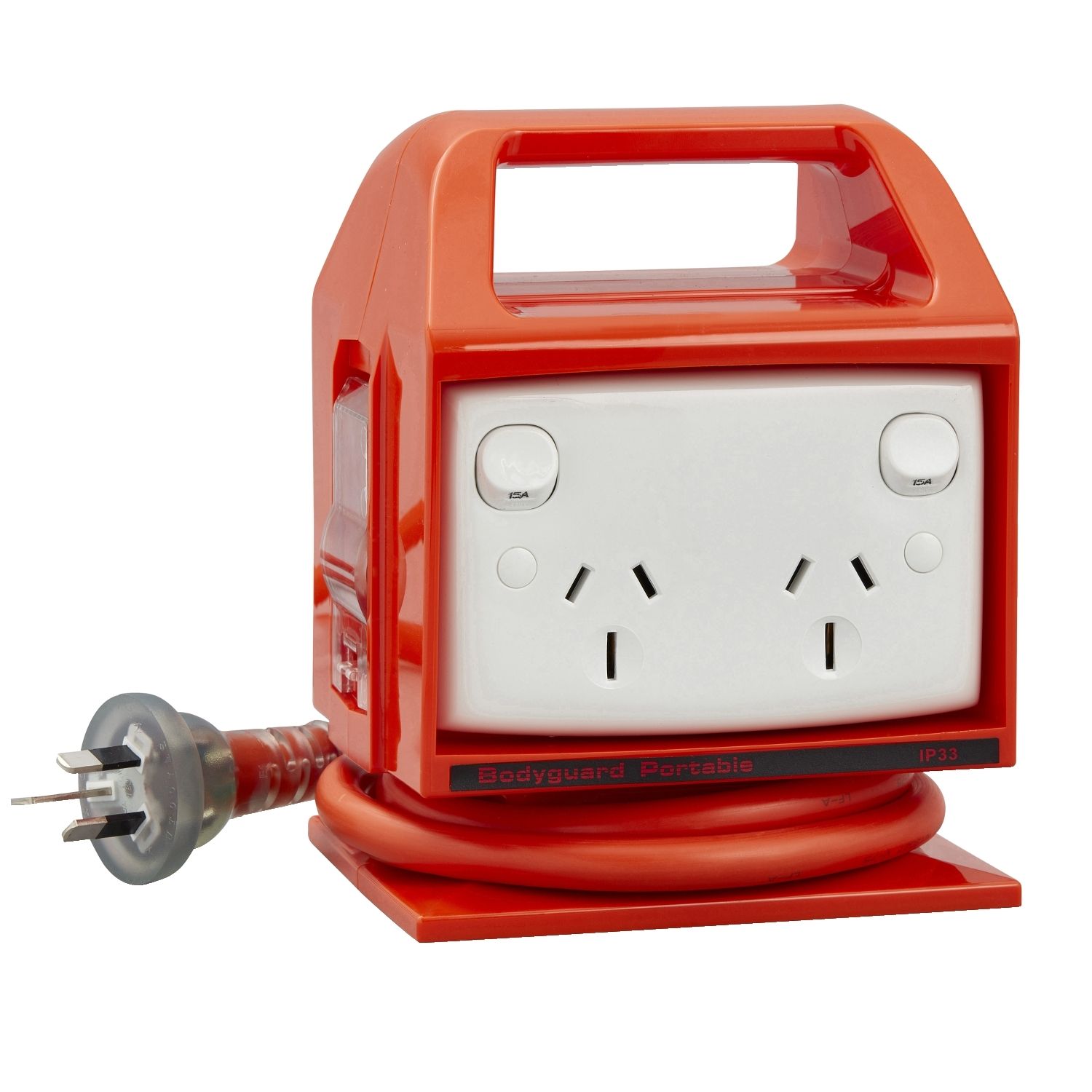 Picture of RCD Protected Quad Switch Socket Outlet, Clipsal - Safety and Protection, 250V, 15A, 30mA