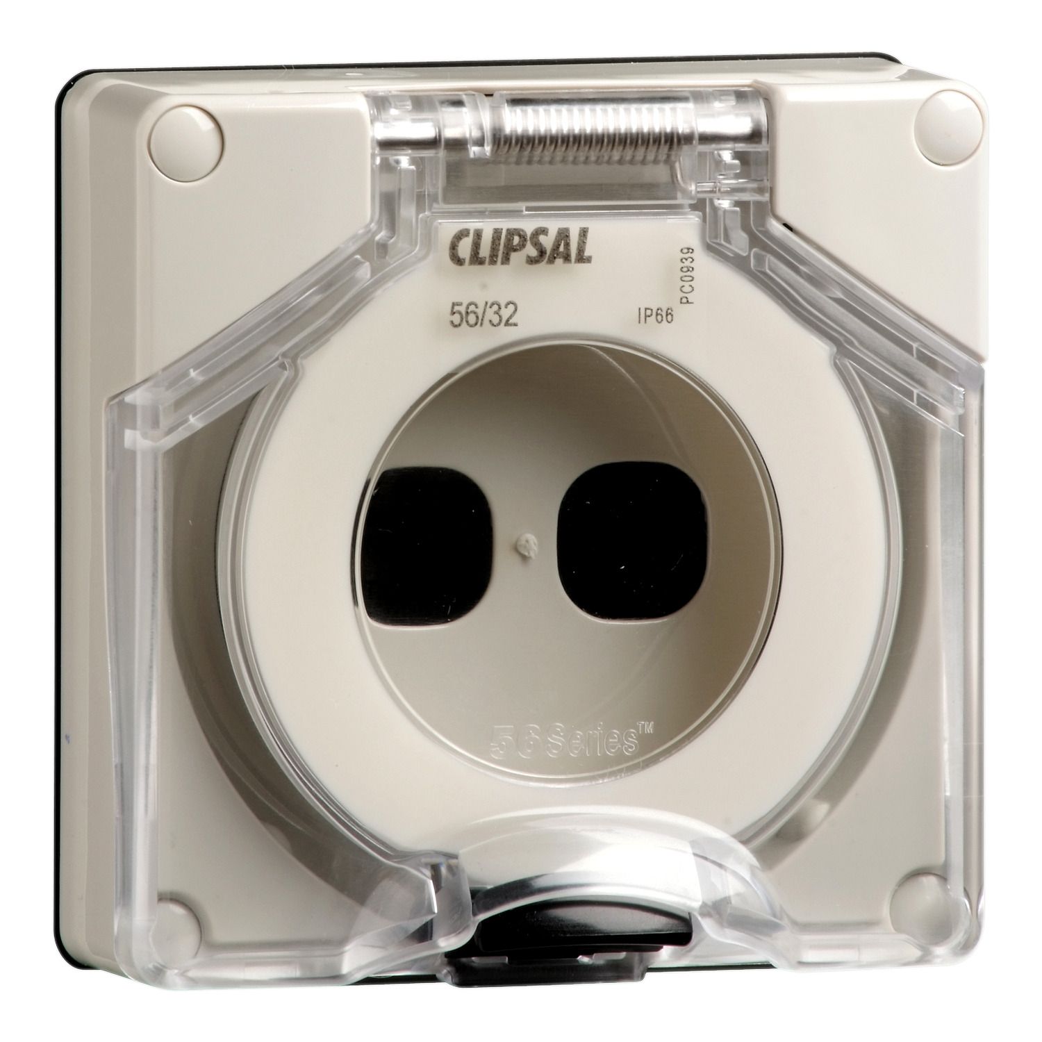 Picture of Adaptable Enclosure, Clipsal - 56 Series, 2 Gang, 107x101x75mm, Less Enclosure