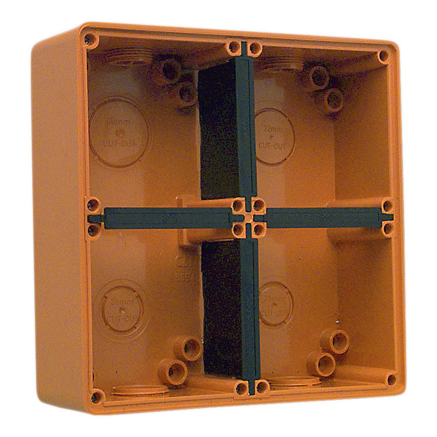 Picture of Mounting Back Box, Clipsal - 56 Series, 4 Gang, Vertical Socket Mounting