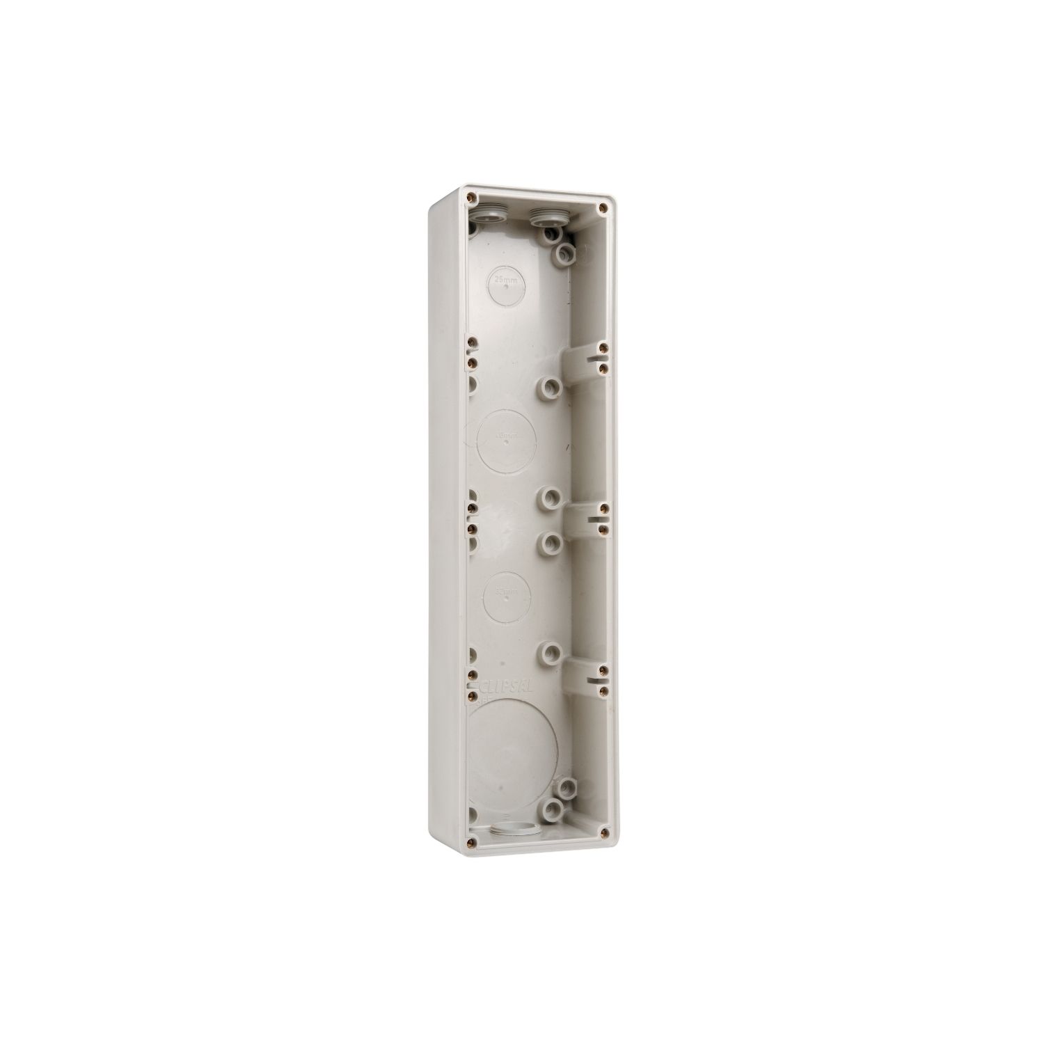 Picture of Mounting Back Box, Clipsal - 56 Series, in Line, 4 Gang, 63x101x391mm, Vertical