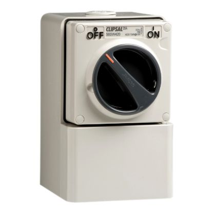 Picture of Mounting Back Box, Clipsal - 56 Series, Shallow, 2 Gang, Vertical