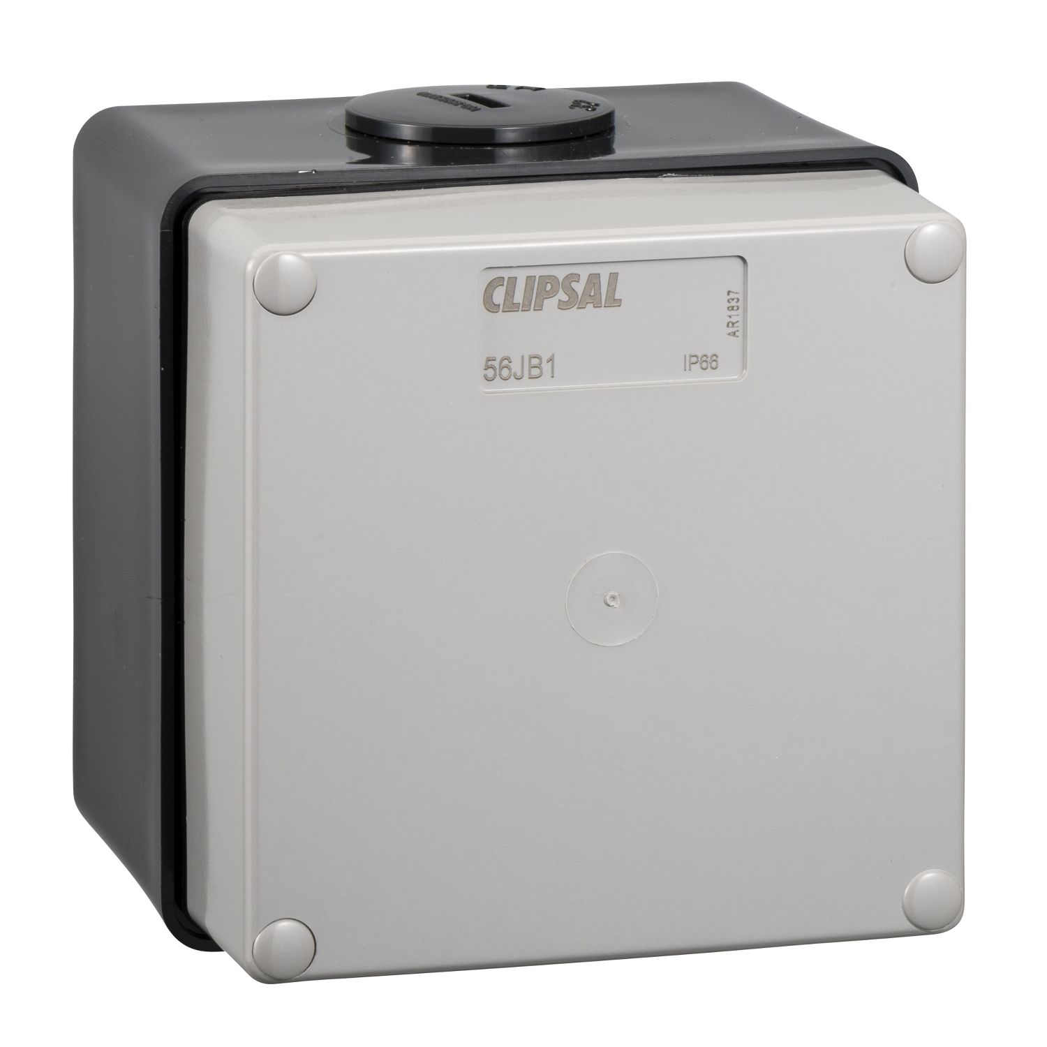 Picture of Junction Box, Clipsal - 56 Series, IP66, 1 Gang (101 x 101 x 91mm high)