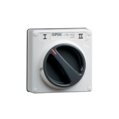 Picture of Surface Switch, Clipsal - 56 Series, PVC 1 Gang 2 Way 15A Less Enclosure