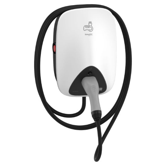 Picture of Charging station, EVlink Home, 1P+N, attached cable 5m, 7.4kW, 32A, with RDC-DD