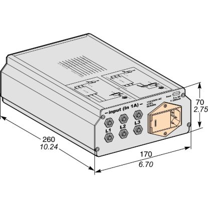 Picture of injection adaptor ACE917 for Sepam series 20, 40, 60, 80 - 115..230 V AC - 0.25A