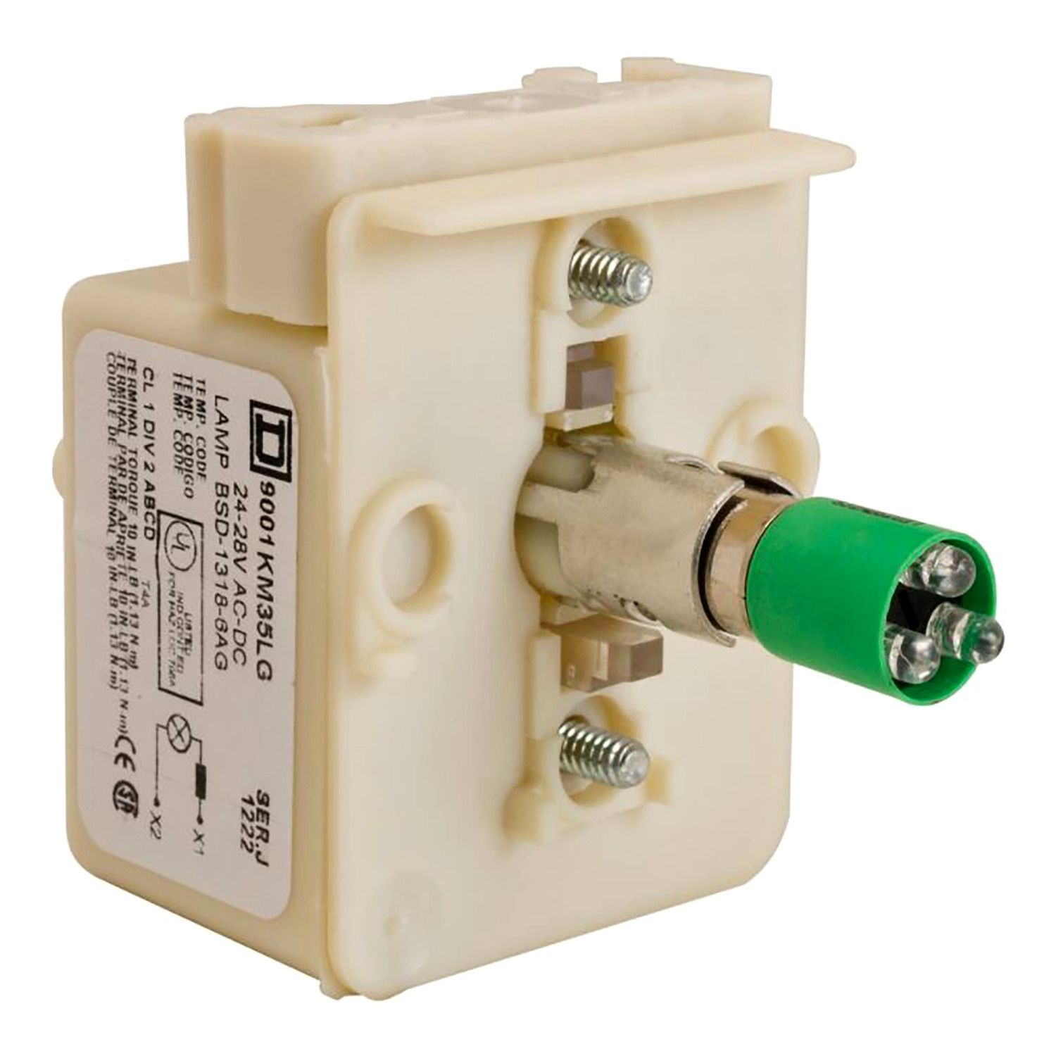 Picture of Light module, light block, Harmony 9001K, Harmony 9001SK, Harmony 9001SK, 30mm, LED green, 24...28V