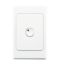 Picture of C Bus E2000 Series key input unit wall switch 1 gang - white electric