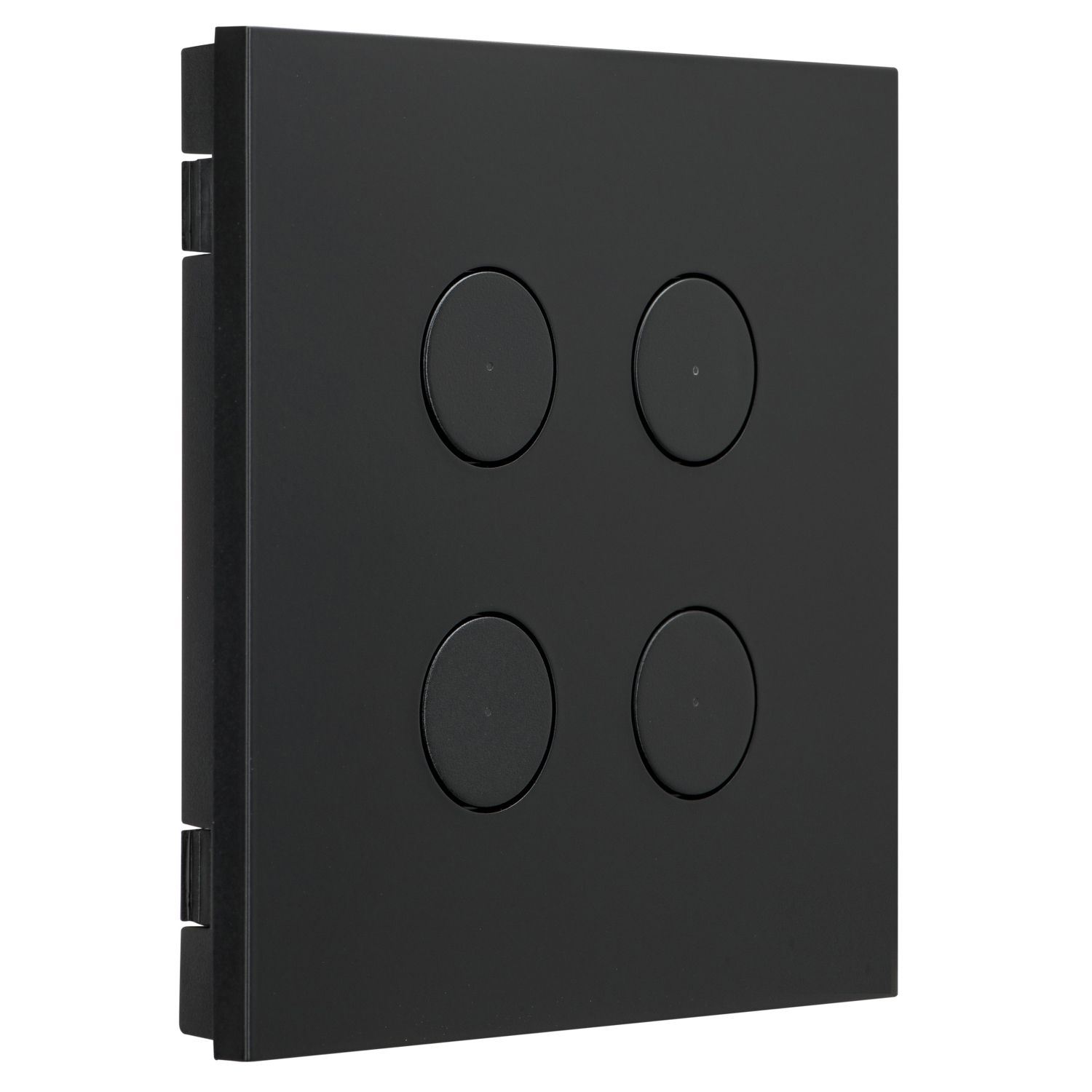 Picture of Wall Plate, C-Bus, Saturn Zen, key input unit, E-Series, 4 key, zen black