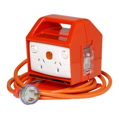 Picture of Portable RCD/MCB Protected 4 Outlet, Medilec, 10A 10mA