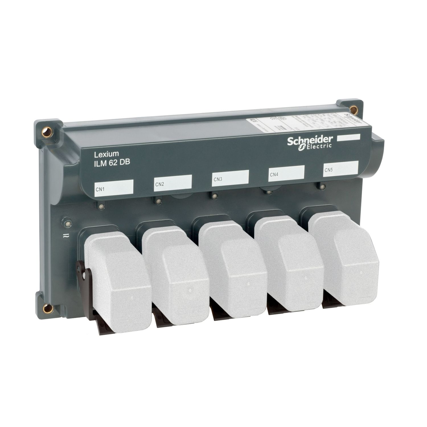 Picture of distribution box with 1 input and 4 outputs