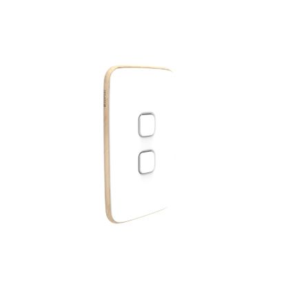 Picture of Essence Switch Plate Skin, Clipsal Iconic, 2 Gang, Vertical/Horizontal, Clip-On