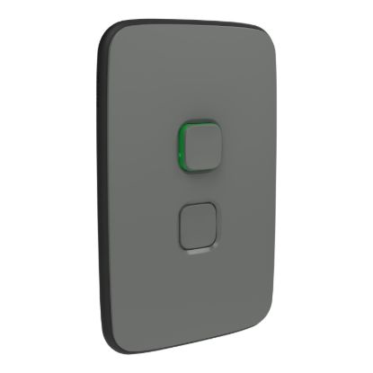 Picture of Essence Switch Plate Skin, Clipsal Iconic, 1 Gang, COOKER, Vertical/Horizontal Mount, 45A, Clip-On