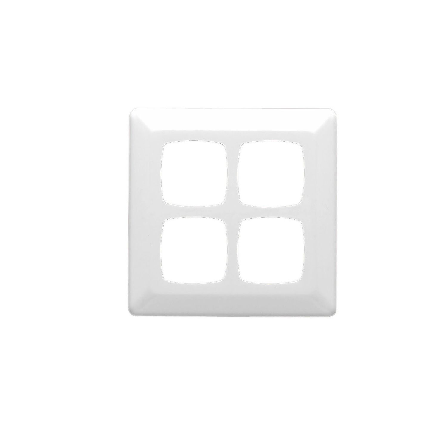 Picture of Moulded Switch Plate, Prestige Series, Large Format Size, 4 Gang