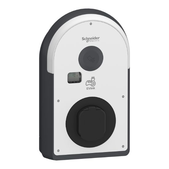 Picture of Charging station, EVlink Pro AC, AC Metal, 22kW, 32A, 3P+N, T2S socket-outlet, RDC-DD 6mA, MID meter