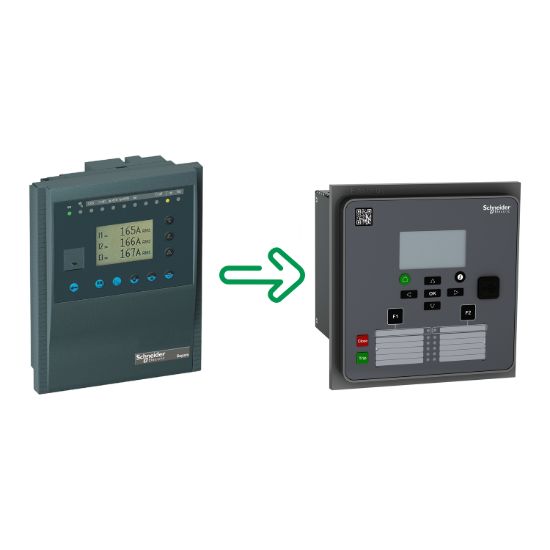 Picture of EcoFit Life Extension Essential, ECOFIT Sepam 20&40 with Easergy P3, P3U30, 24…48 V DC, 48...230 V AC/DC,16 DI,8 DO & 1 Watchdog