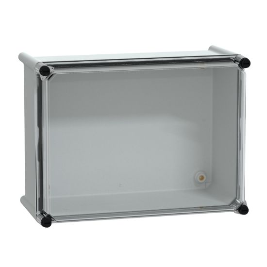 Picture of Enclosure, EVlink Pro AC, Metal, IP66, pedestal mount in metallic kit enclosure, for 25mm² to 35mm² cable