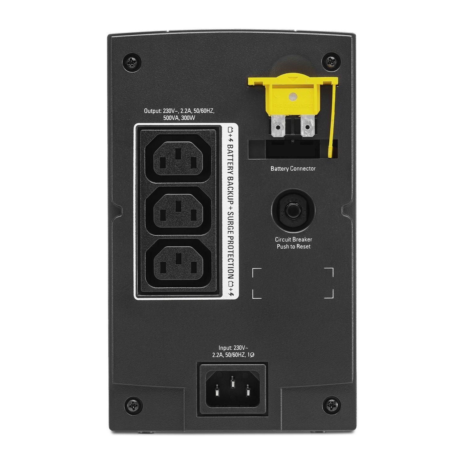 Picture of Back UPS, Back-UPS SX3, 500VA, 230V, AVR, IEC Sockets