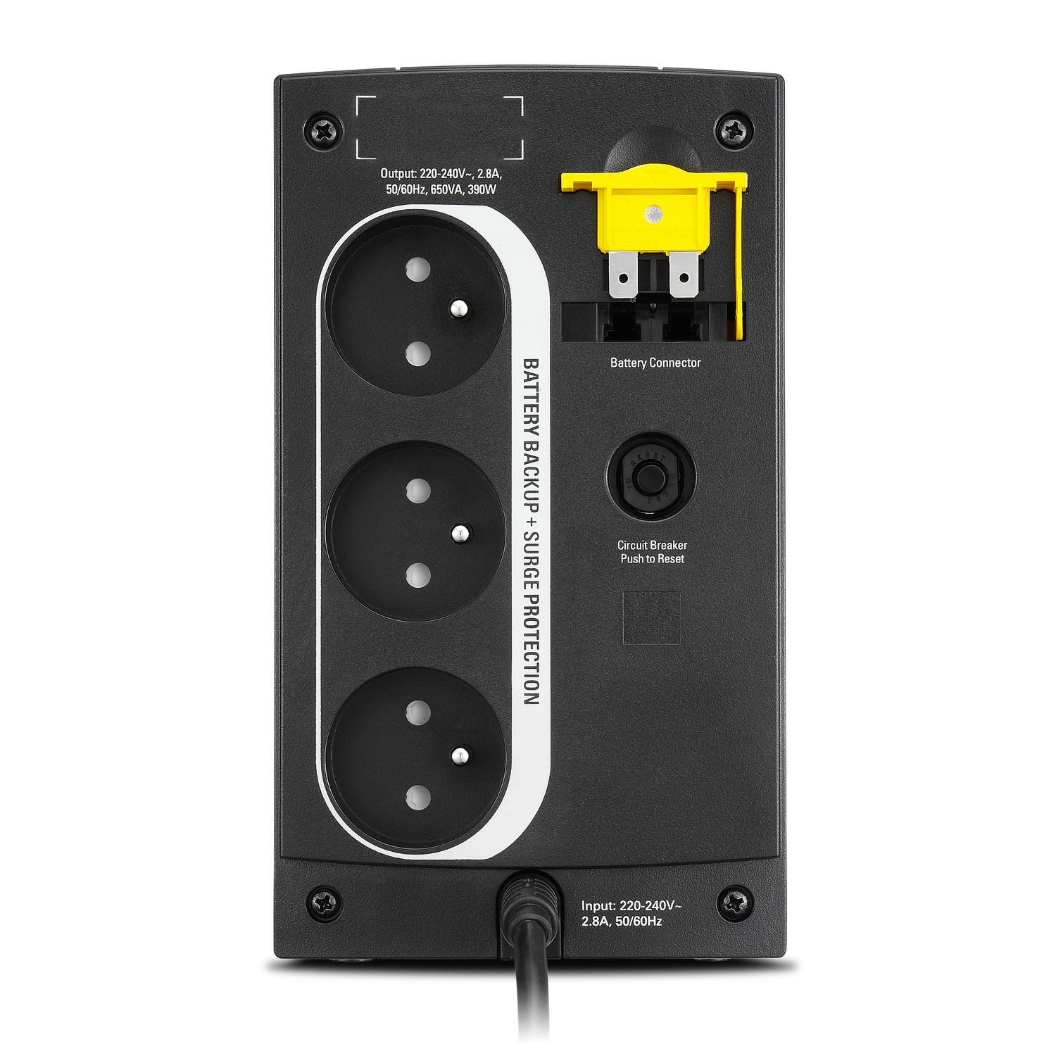 Picture of Schneider Electric Back-UPS, Back-UPS SX3, 650VA, 230V, AVR, 5 IEC outlets