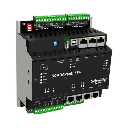 Picture of Smart RTU, SCADAPack57x, no flowrun license, 18 DI, 8 AI, 11 DO, 2 AO