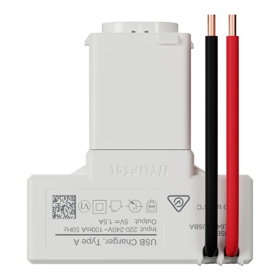 Picture of USB Type A Charger, 30 Series, 1.5A, 220 to 240V, AC