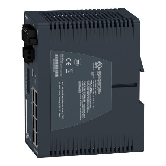 Picture of Modicon Extended Managed Switch - 8 ports for copper + 2 ports for fiber optic single-mode - Harsh