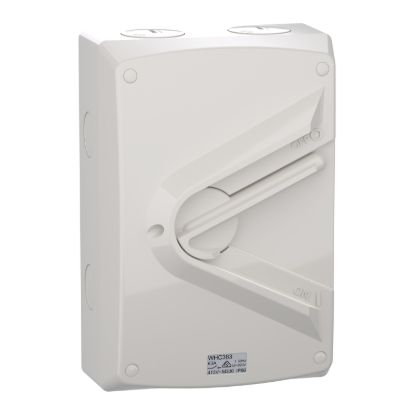 Picture of Switch, Weathershield, 1-Gang, 3 Pole, 63A, 415VAC, IP66
