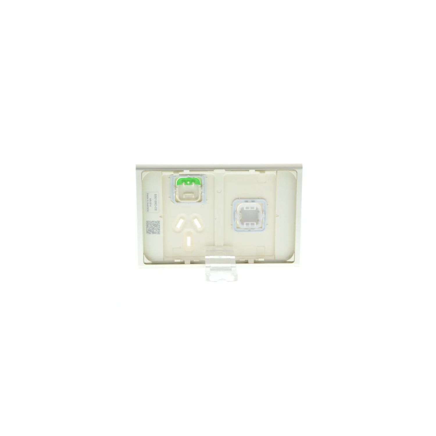 Picture of Styl Single Power Point Skin with 1 extra switch, Clipsal Iconic, Horizontal Mount, 250V, 10A