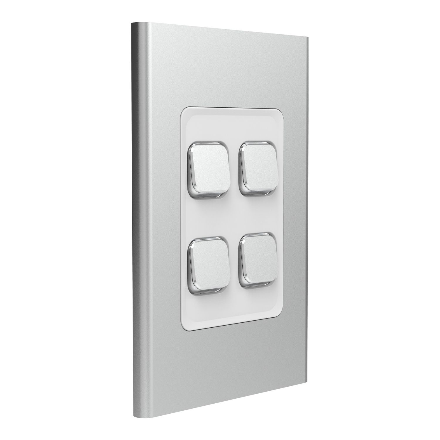 Picture of Styl Switch Plate Skin, Clipsal Iconic, Vertical/Horizontal, 4 Gang