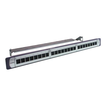 Picture of P/Panel 24 Port, Clipsal Actassi, CAT6 UTP Shutter with Jacks