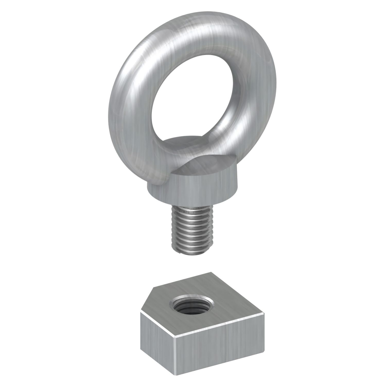 Picture of set of 4 Spacial SM M12 lifting eyebolt - galvanized cast steel