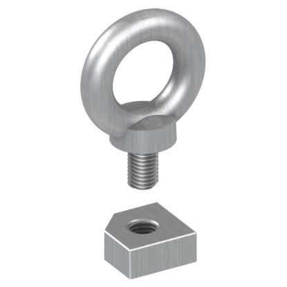 Picture of set of 4 Spacial SM M12 lifting eyebolt - galvanized cast steel