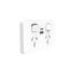 Picture of Switched Socket, Clipsal Iconic, 1xEx2 USB Charger A+C
