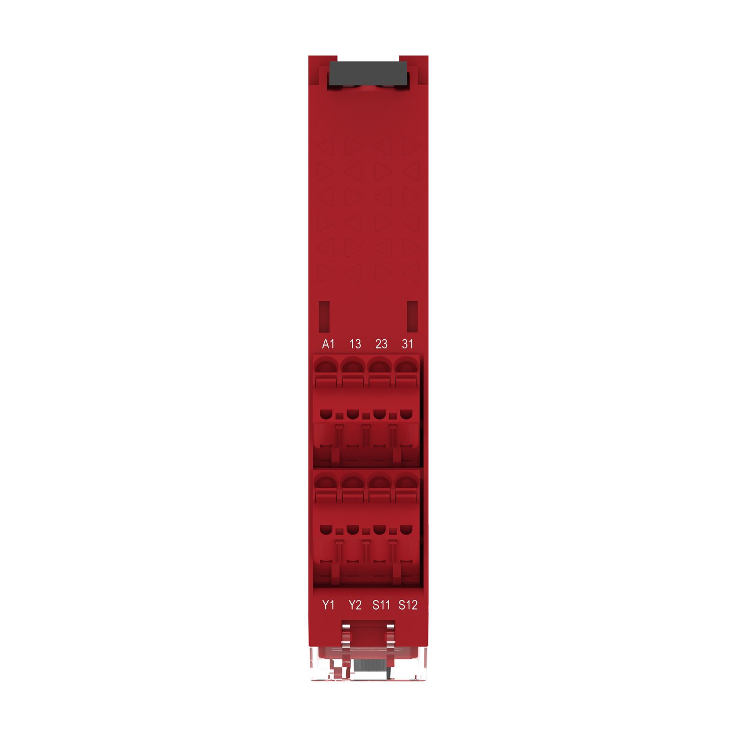 Picture of safety module, Harmony XPSU, Cat 4, features XPSUAF with PNP or NPN, safety mat, 24V AC or DC, spring