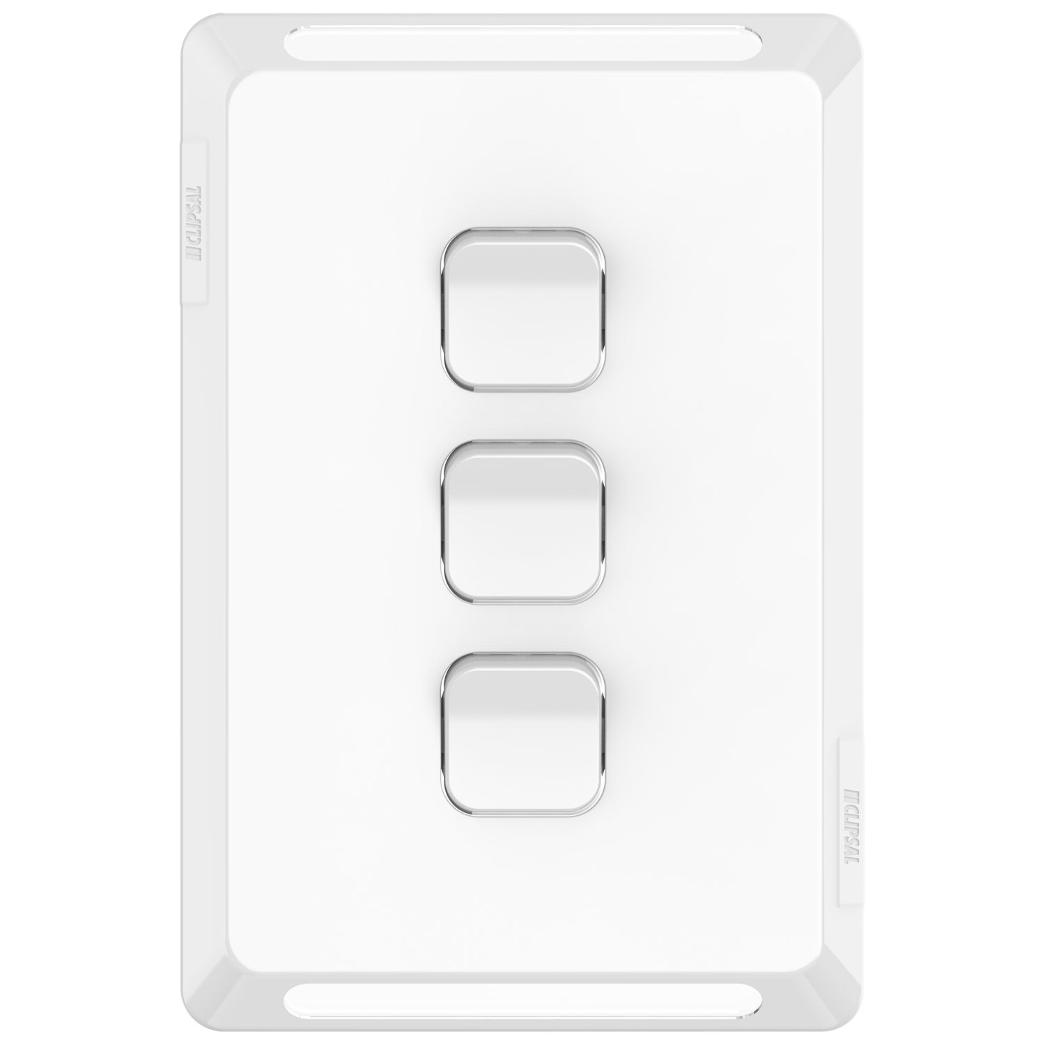 Picture of Switch Plate Skin, Pro Series, 3 Gang, Horizontal/Vertical Mount, Clip-On