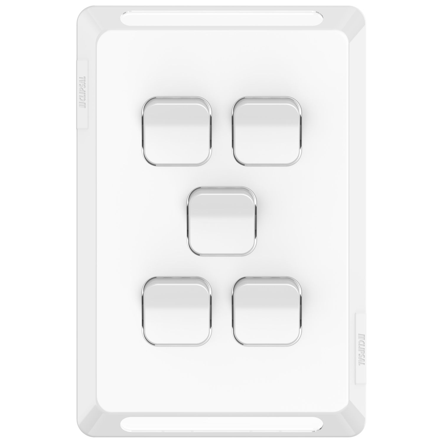 Picture of Switch Plate Skin, Pro Series, 5 Gang, Horizontal/Vertical Mount, Clip-On