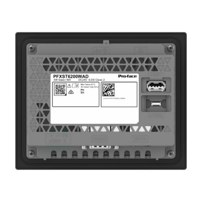 Picture of 4"W touch panel display, 1COM, 1Ethernet, USB host&device, 24VDC