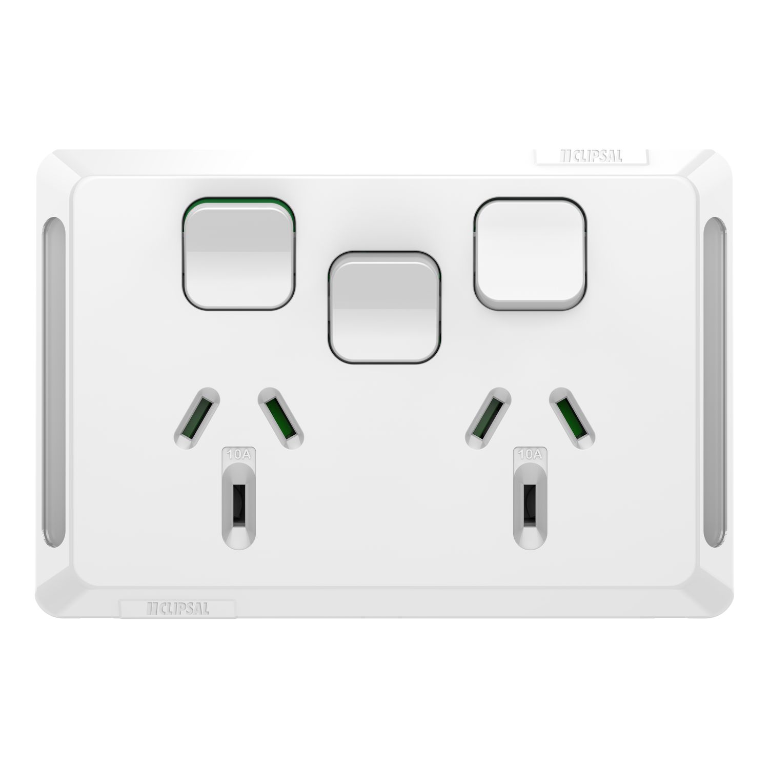 Picture of Twin Power Point, Pro Series, Horizontal Mount,1Ex20A, 10A, 250V