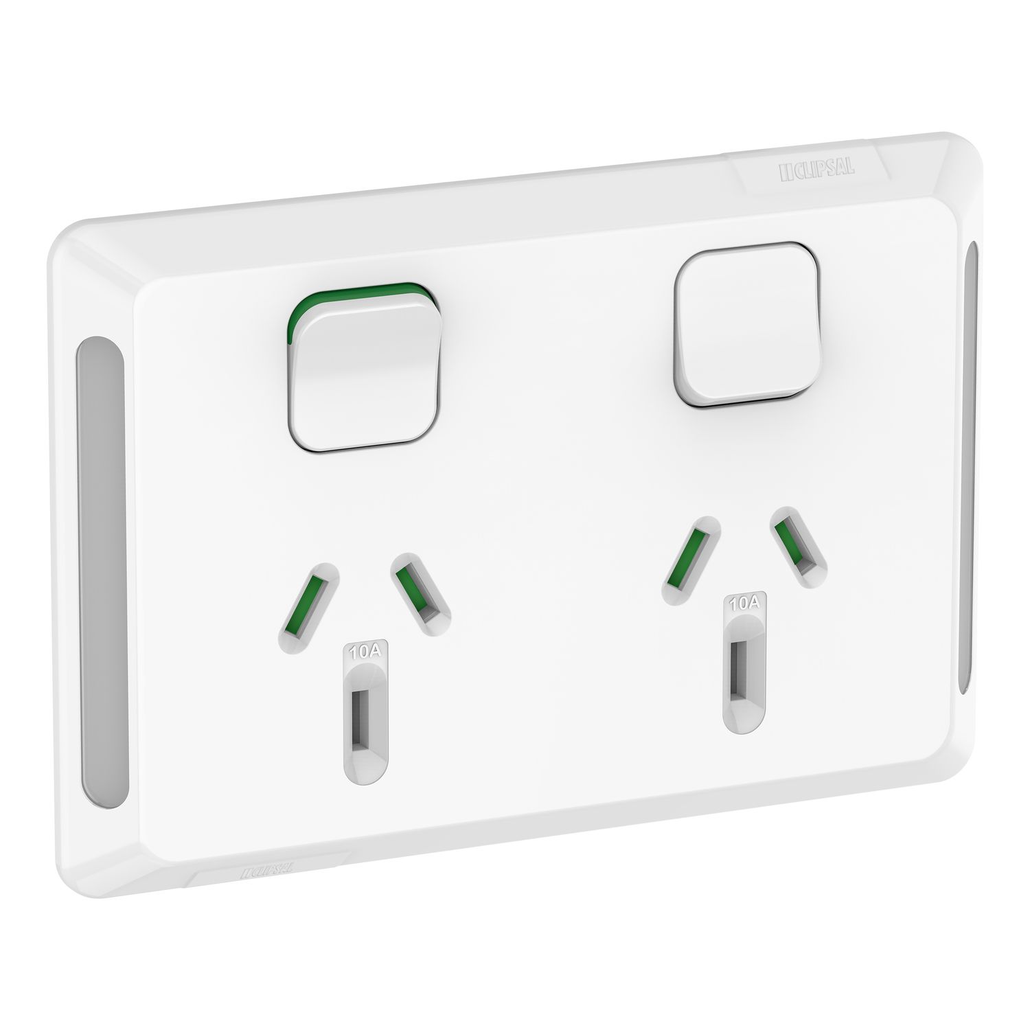 Picture of Twin Power Point, Pro Series, Horizontal Mount, 250V, 10A