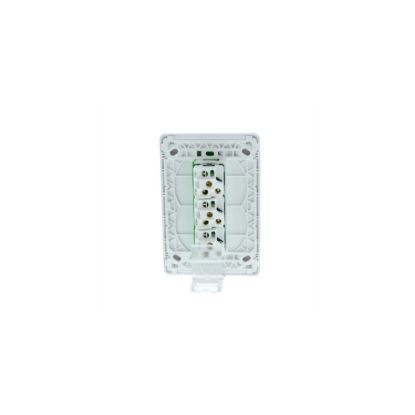 Picture of Flush Switch, Pro Series, Vertical Mount, 3 Gang, 1-Way/2-Way, 230/240V, 20A, /16AX