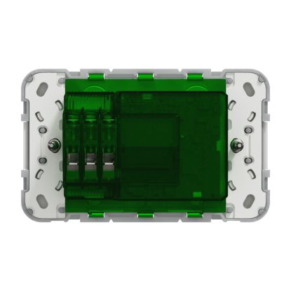 Picture of Connected Smart Socket Wiser, Clipsal Iconic, Grid Horizontal Twin, 10A, 250V